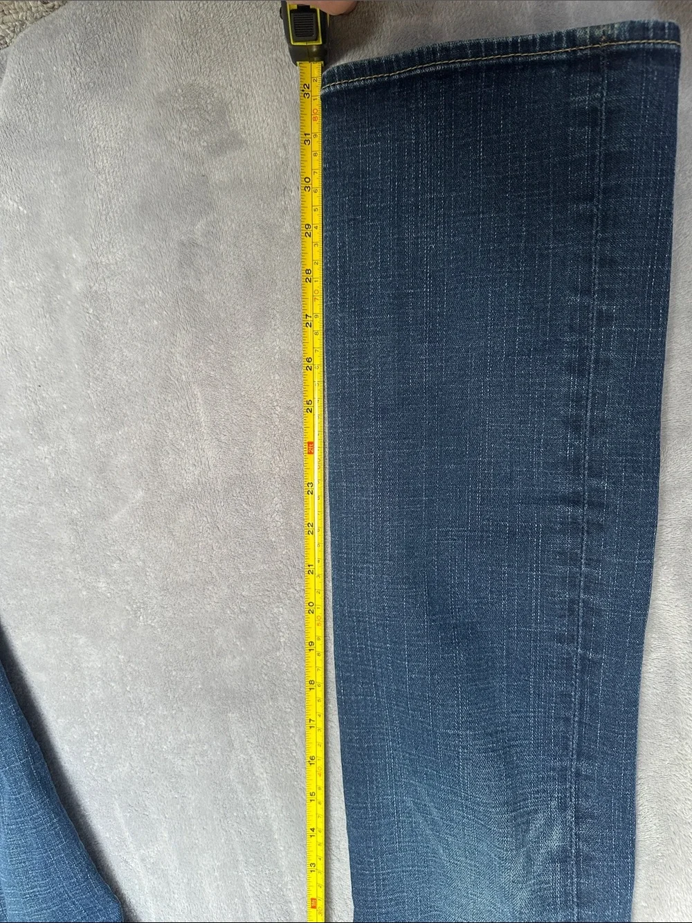 True Religion Women's Straight Leg Dark Blue Denim Jeans - Picture 6 of 10